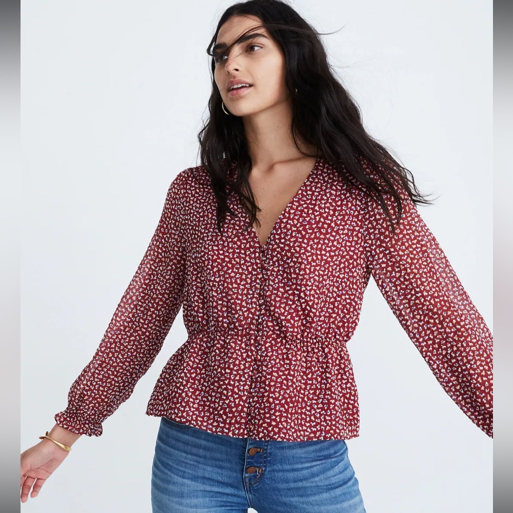 Madewell Overture Top in Ditsy Flowers (M)